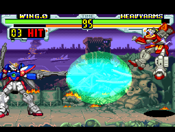 Gundam Wing: Endless Duel (SNES bootleg) Screenshot 1